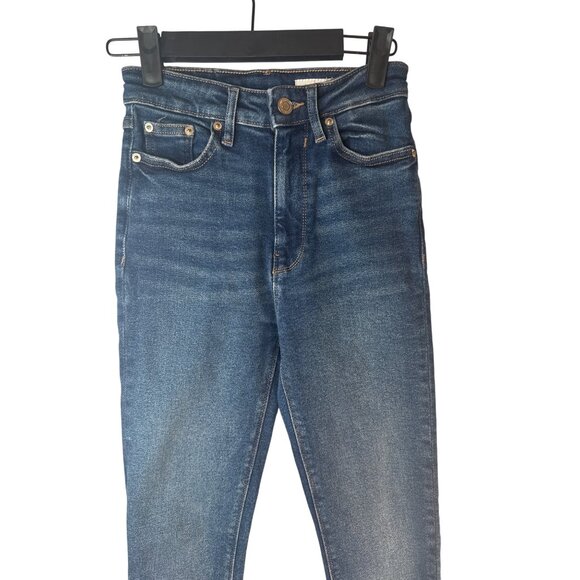 2/$30 ZARA Womens Skinny Jeans USA 2 Cotton/Elastane Blend Blue Denim - Picture 14 of 16